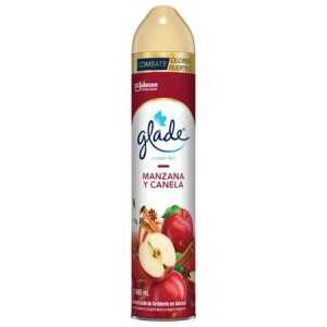Ambientador en Aerosol GLADE Manzana y canela Botella Frasco 400ml