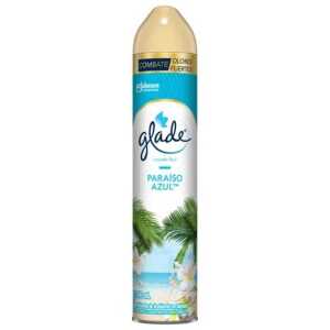 Ambientador en Aerosol GLADE Paraíso Azul Frasco 400ml