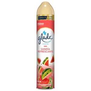 Aromatizante en Aerosol GLADE Sandía Refrescante Frasco 400ml