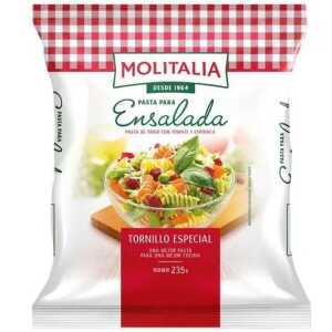 Tornillo Especial MOLITALIA Pasta para Ensalada Bolsa 235g