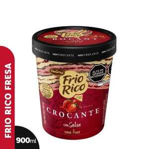 Helado D'ONOFRIO Frio Rico Crocante Fresa Pote 900ml