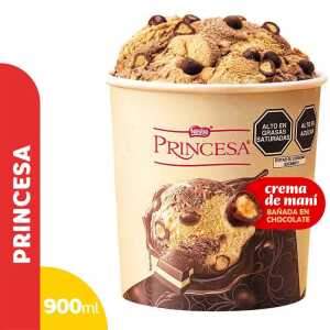 Helado Donofrio Princesa Chocolate Maní Pote 900 mL