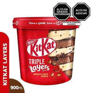 Helado Kit Kat Triple Layers 900ml