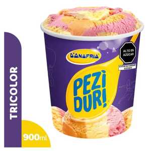 Helado Donofrio Peziduri Tricolor Pote 900 mL