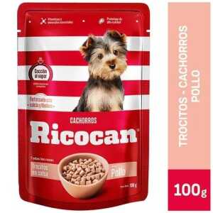 Alimento Húmedo para Perro RICOCAN Cachorro Sabor Pollo Pouch 100g