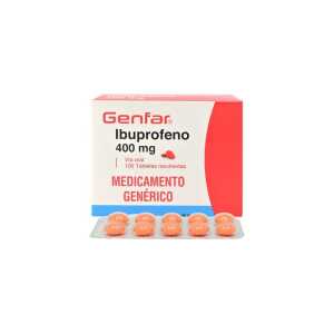 Ibuprofeno Genfar Tabletas Recubiertas Con 100 Unidades ...