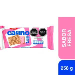 Galleta Casino Sabor Fresa Sixpack 258 g