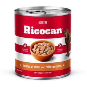 Ricocan Trocitos en Salsa de Pollo y Verduras