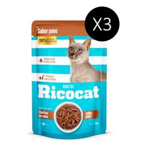 Ricocat Filetitos Sabor Pavo Pouch 85gr