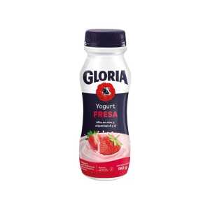 Yogurt Bebible GLORIA Sabor a Fresa Botella 180g