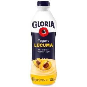 Yogurt Bebible GLORIA Sabor a Lúcuma Botella 946g