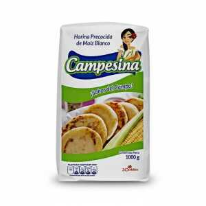 Harina Precocida De Maiz Blanco Campesina 1000 Gr.
