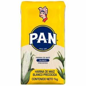 Harina de Maíz Blanco P.A.N. Precocida Bolsa 1Kg