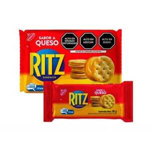 Galleta RITZ Sabor a Queso 30g Paquete 6u