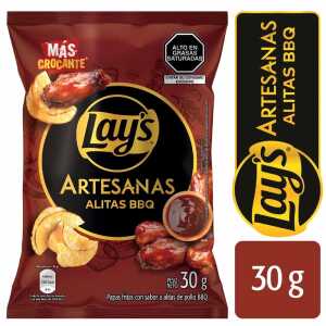 lays artesanas alitas BBQ 30G