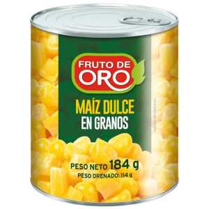 Maíz Dulce en Granos Fruto de Oro 425g