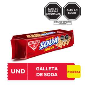 GALLETA SODA FAMILIAR - PAQUETE 75 GR