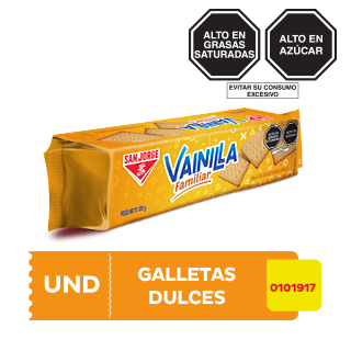 Galletas de Vainilla SAN JORGE Paquete 120g