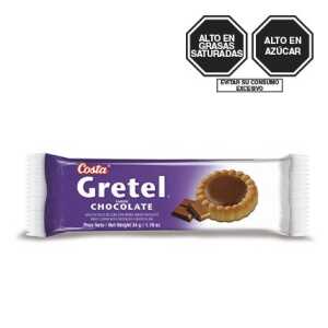 Galleta Gretel Sabor Chocolate 34g
